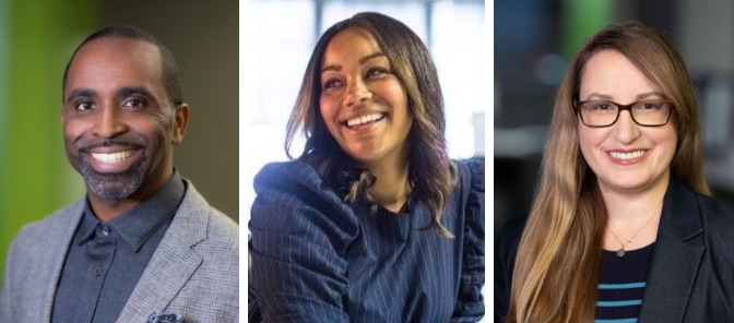 Garrett Damon, Kimberly Hoyle, and Andrea Eberle